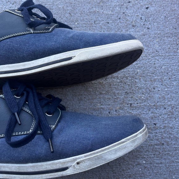 Imperfect men’s oxford inspired denim style shoes Rivera 01 Marc New York size 7 - Picture 5 of 16